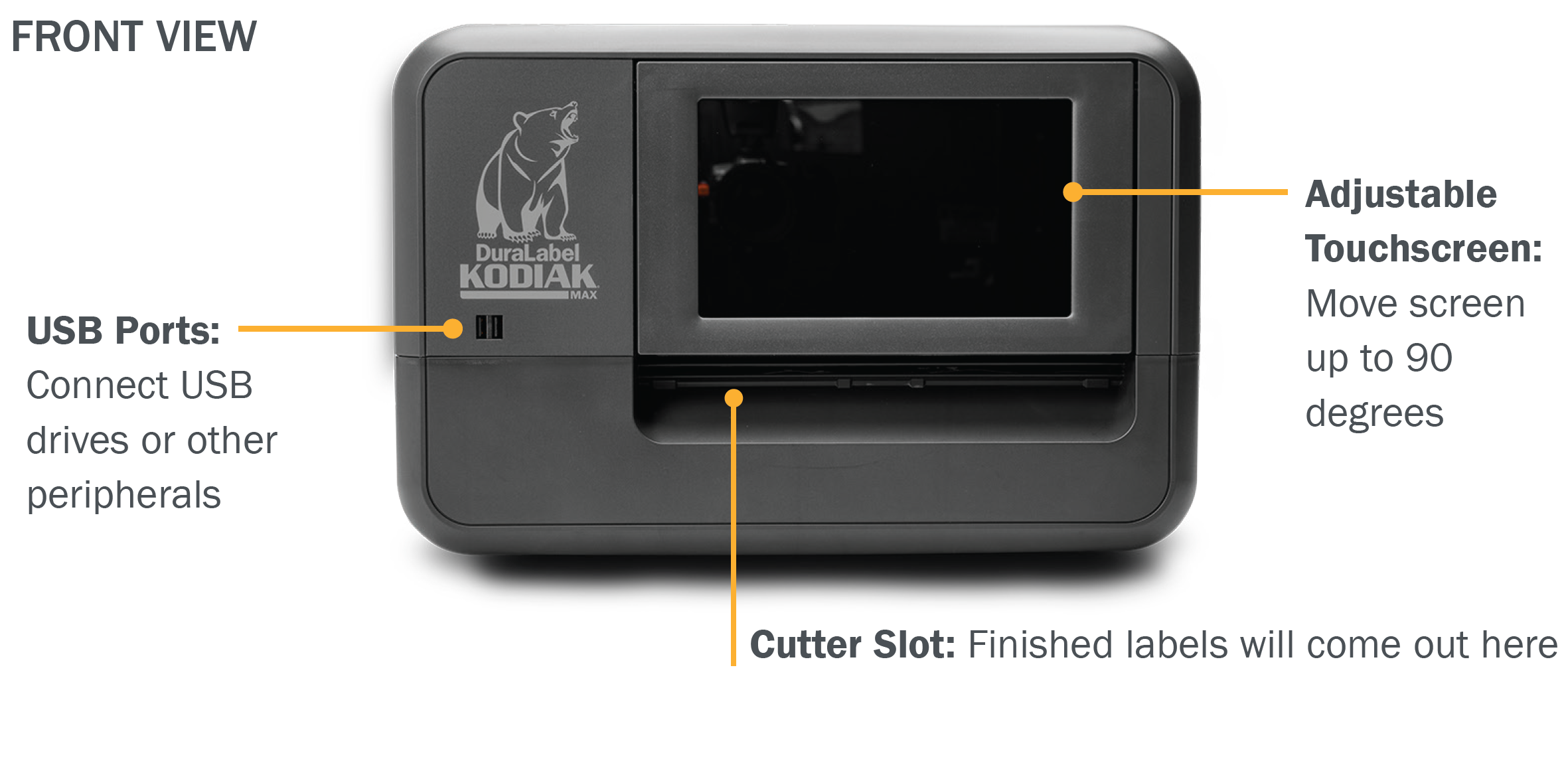 Industrial Label and Sign Printer Kodiak Max DuraLabel