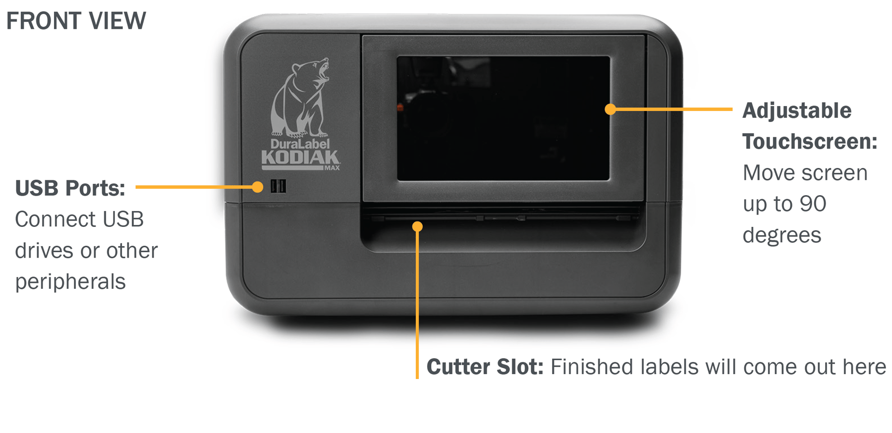 Industrial Label and Sign Printer Kodiak Max DuraLabel