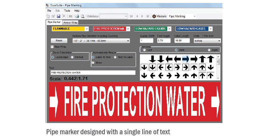 single-line-pipe-markers-durasuite-software