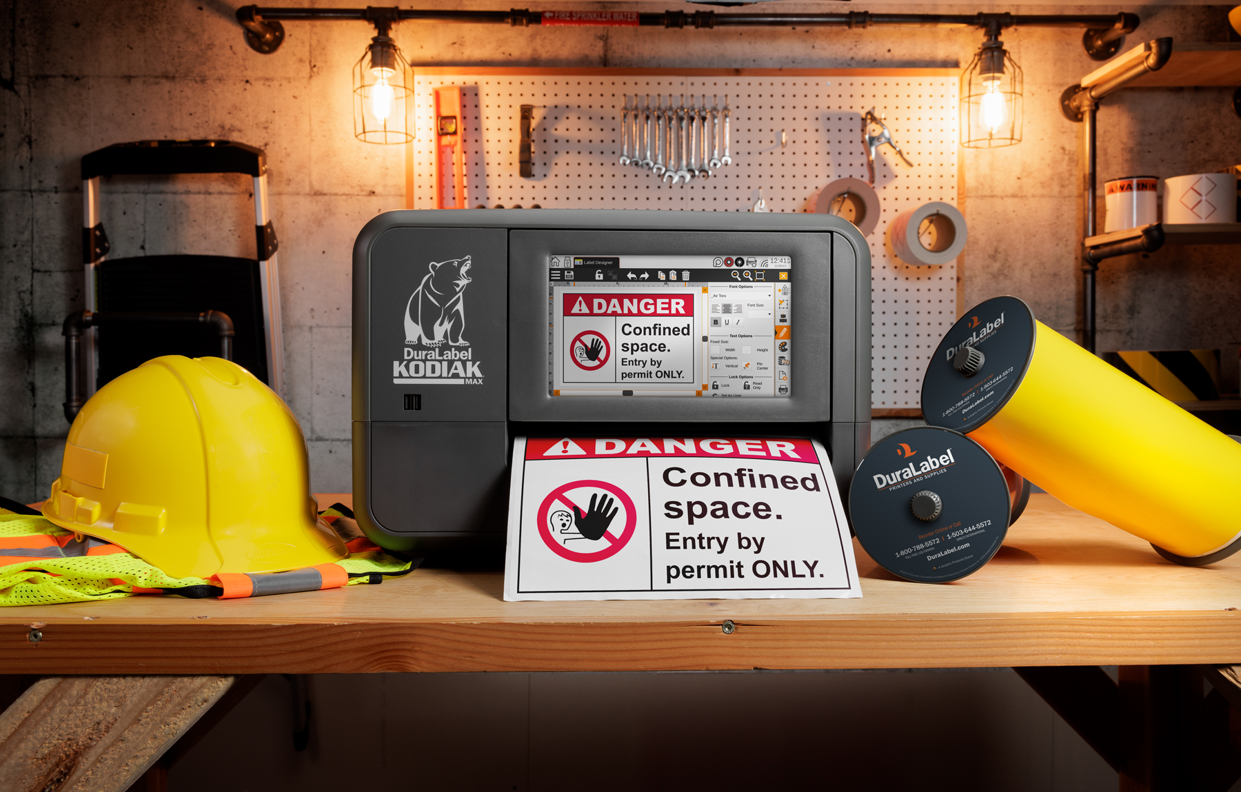 Industrial Label and Sign Printer Kodiak Max DuraLabel