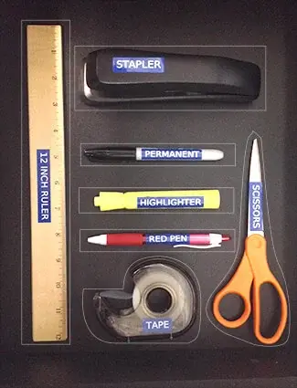 Misapplied 5S labeling