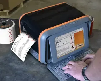 Create HazCom and other important labels unique to your facility.