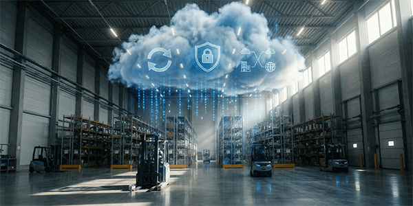 A real-time visibility dashboard highlighting cloud ERP vs on premise.