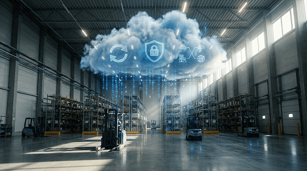 A real-time visibility dashboard highlighting cloud ERP vs on premise.