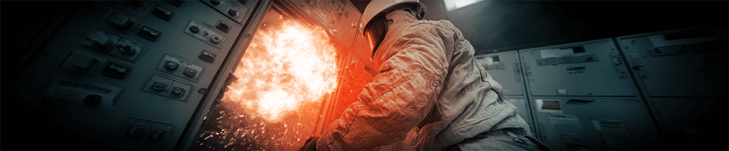 An arc flash event in progress. This is the kind of hazard the new labeling requirements are meant to warn against.