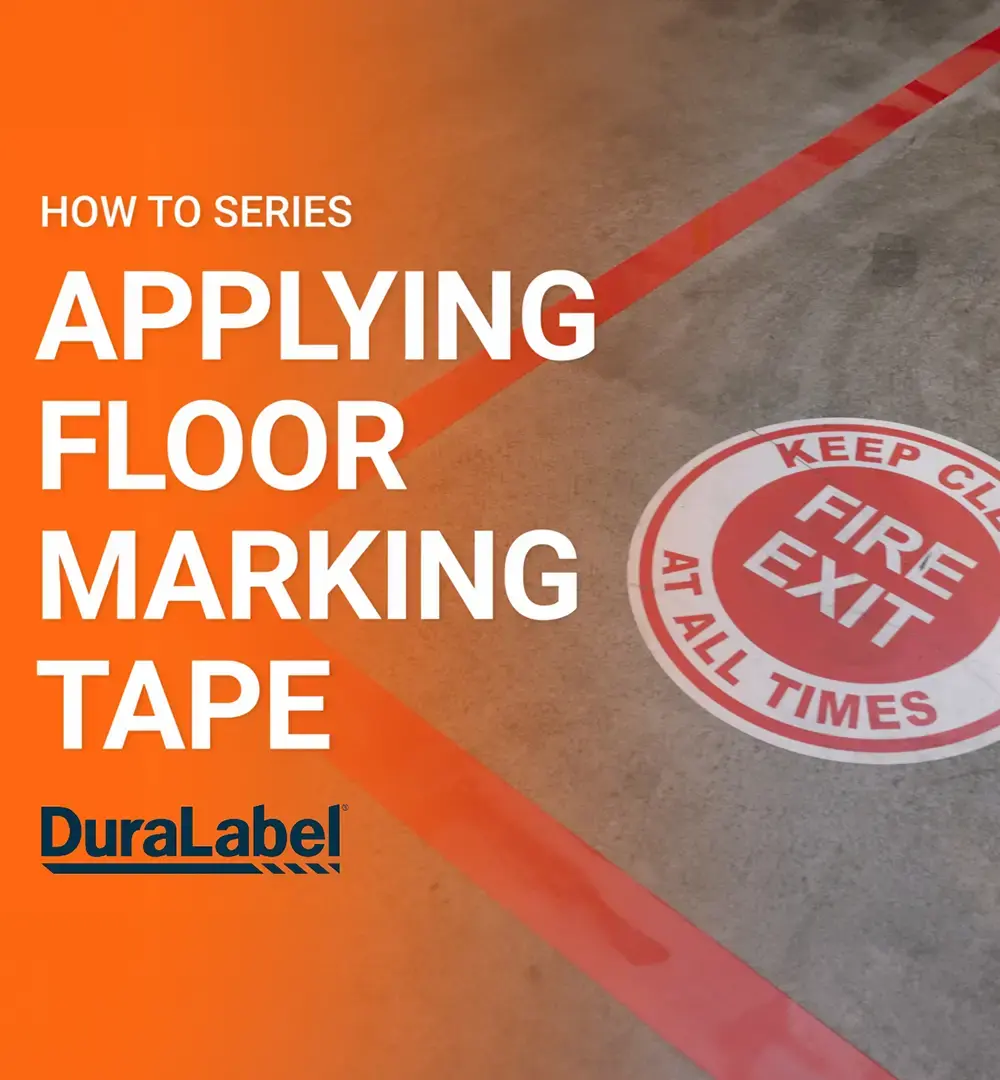 How-To: Fire Exit Floor Marking Tape Application