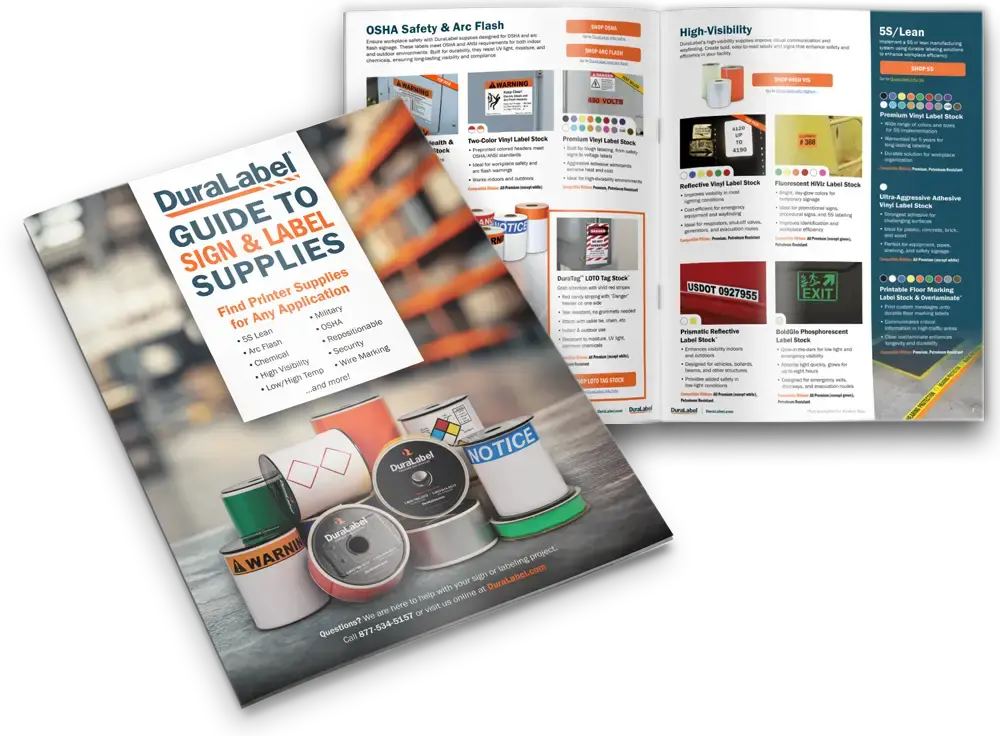 DuraLabel Guide to Sign & Label Supplies