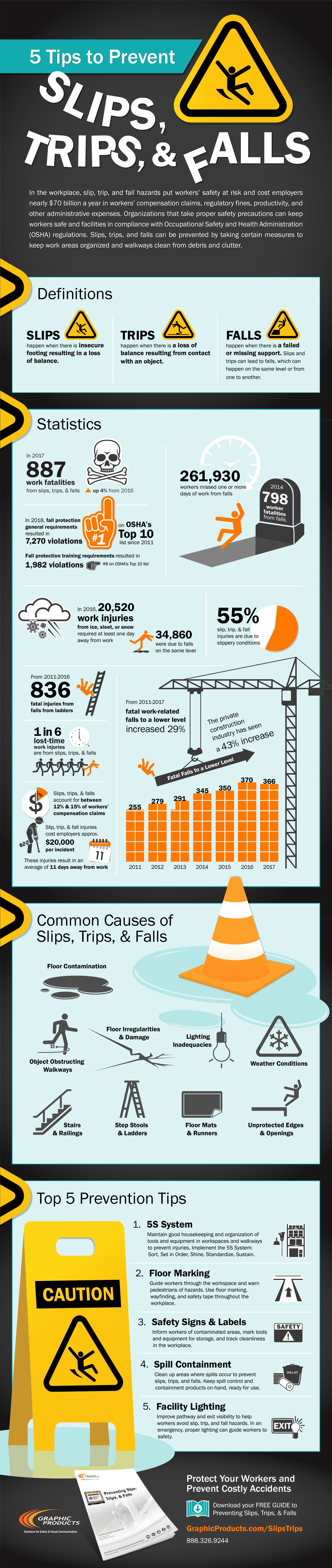 Workplace Ladder Safety Infographic