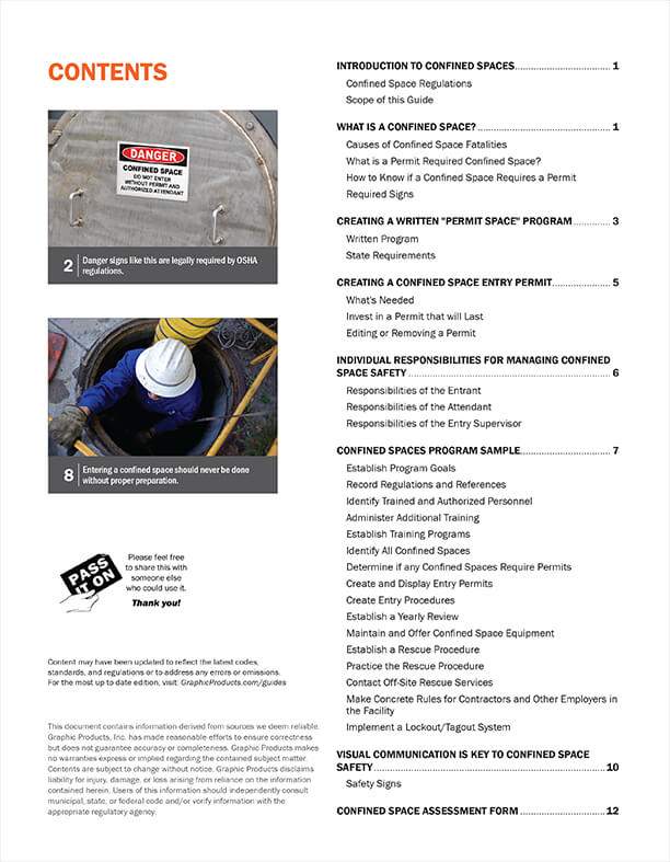 Confined Spaces Guide