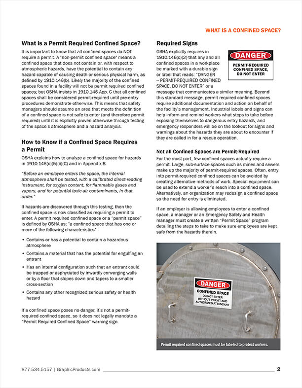 Confined Spaces Guide