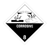 Corrosive label