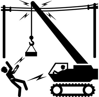 Crane Safety Power Line Contact
