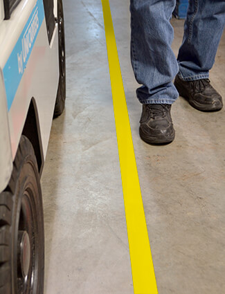 safety floor marking pedestrian traffic work vehicles