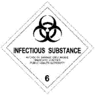 Infectious Substance label