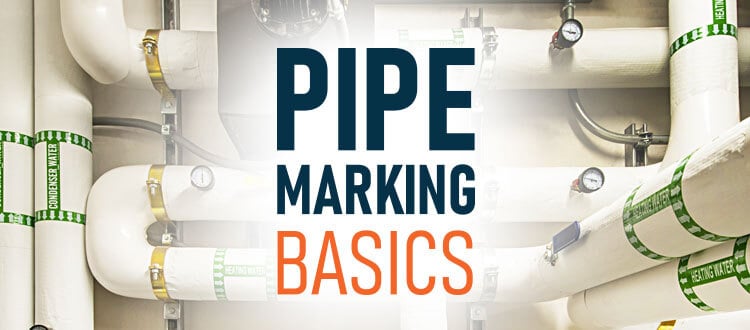 Pipe marking graphic