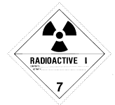 Radioactive White-I label