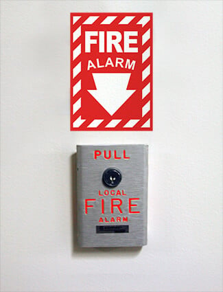 Fire alarm signs
