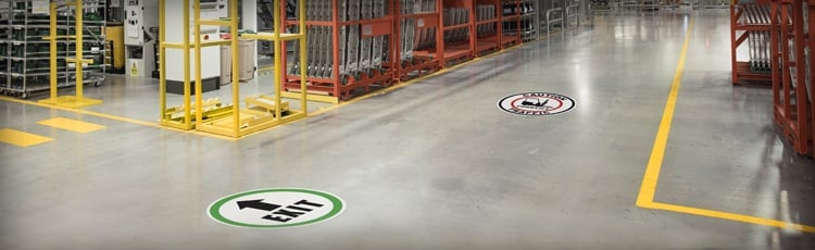 Using Floor Tape for a Safer Warehouse