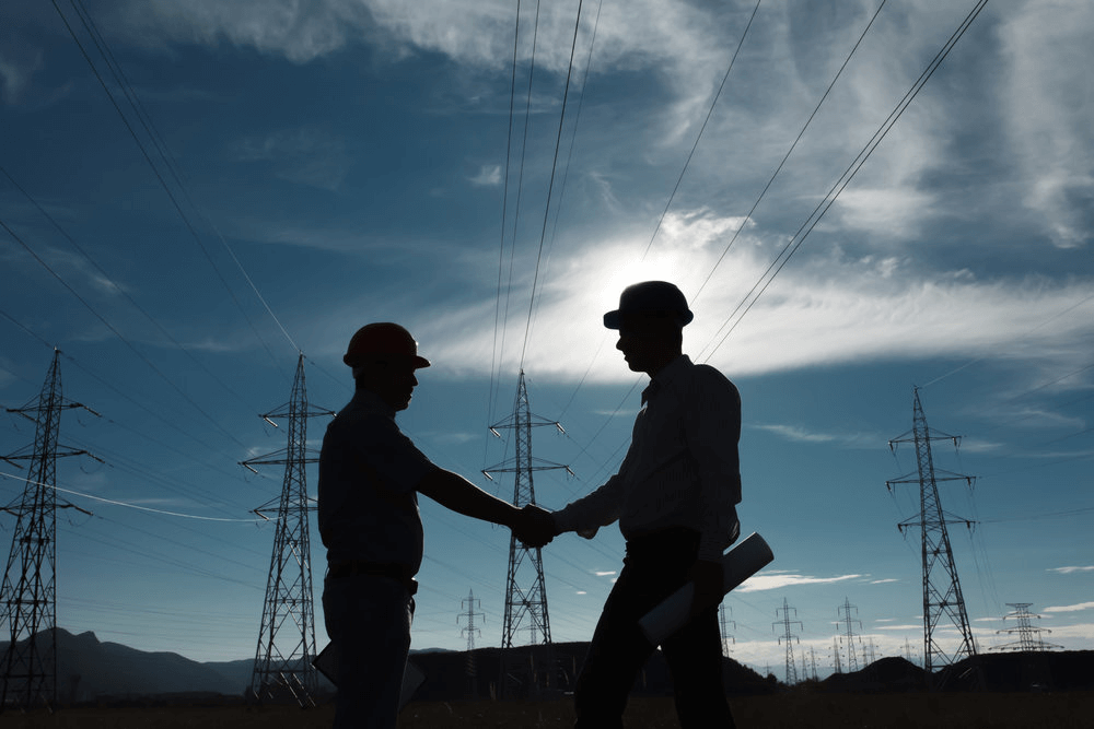 KSG Engineers shaking hands